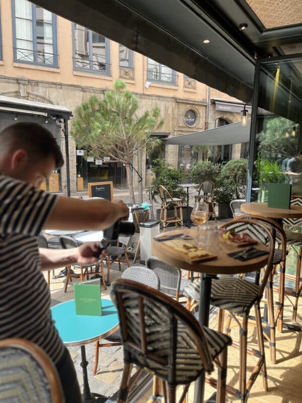 Shooting carte été réseaux sociaux restaurant Casabea